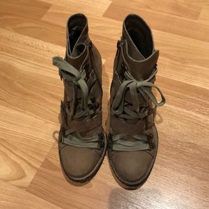 Steve Madden wedge booties